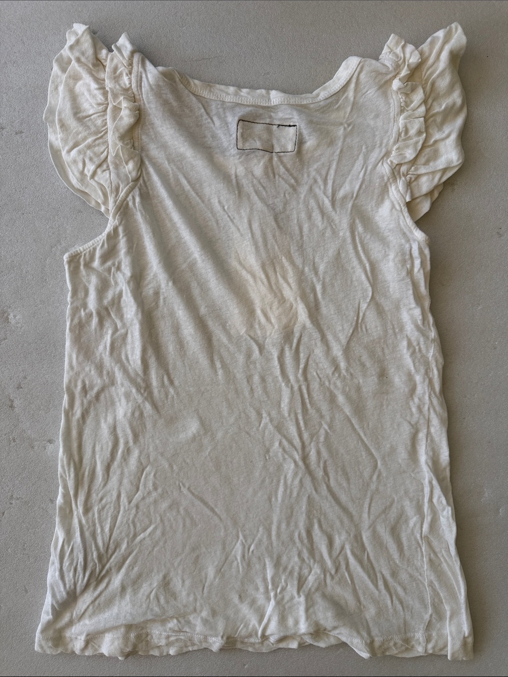 Current Elliot Double Ruffle Muscle Tank - Picture 5 of 6